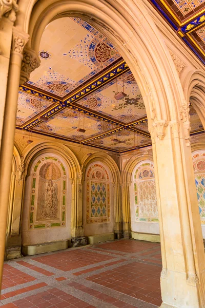 Central Park Bethesda Terrace underpass arcades — Stock Photo, Image