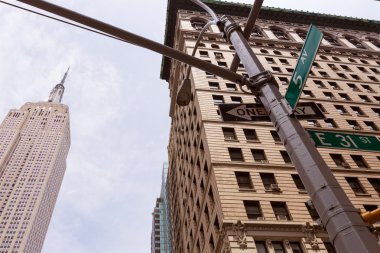 New York'un Manhattan Fifth Avenue 5 Av bize