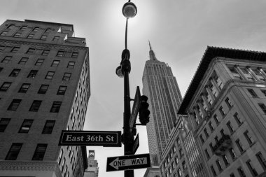 New York'un Manhattan Fifth Avenue 5 Av bize