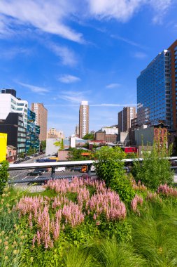 High Line Park Manhattan New York US clipart