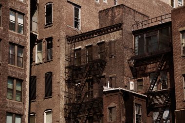 Manhattan New York şehir binaları dokular