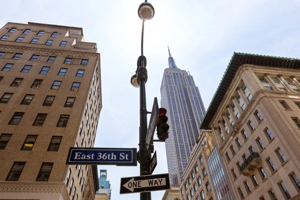 New York city Manhattan Fifth Avenue 5 Av oss — Stockfoto