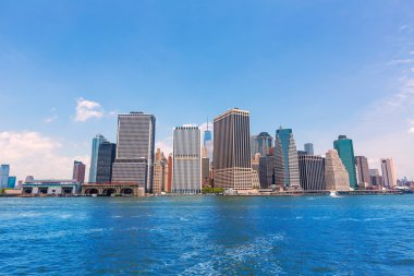 ABD koyda Ny Manhattan New York manzarası