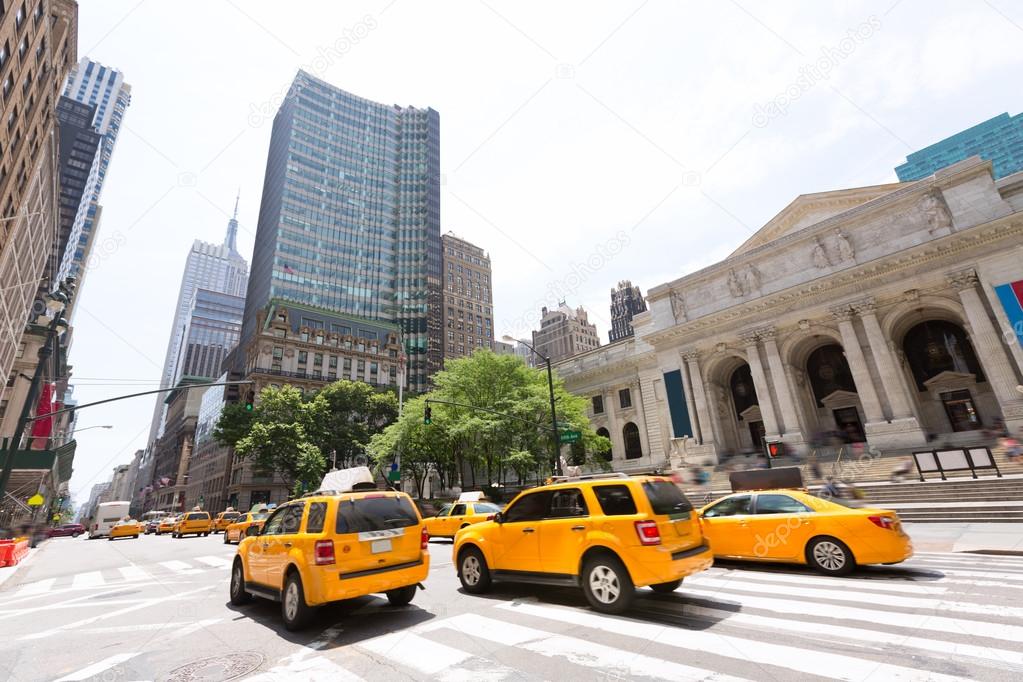 New York Manhattan Public Library Fifth Avenue