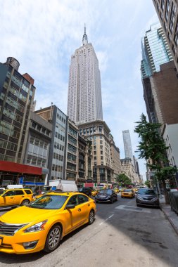 New York'un Manhattan Fifth Avenue 5 Av bize