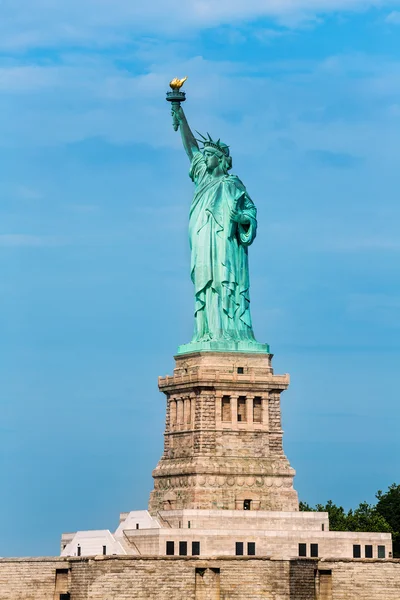 Standbeeld van Liberty New York Amerikaans symbool Verenigde Staten — Stockfoto