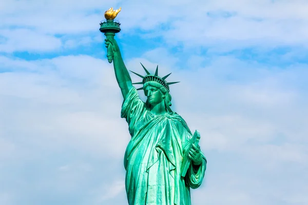 Άγαλμα της ελευθερίας Νέα Υόρκη ΗΠΑ αμερικάνικο σύμβολο — Φωτογραφία Αρχείου