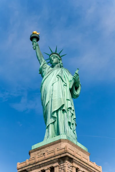 Standbeeld van Liberty New York Amerikaans symbool Verenigde Staten — Stockfoto