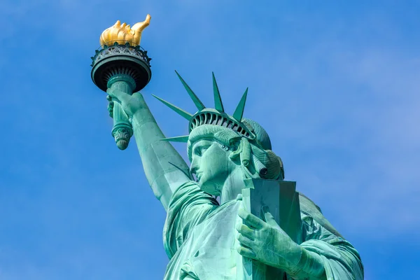 Standbeeld van Liberty New York Amerikaans symbool Verenigde Staten — Stockfoto