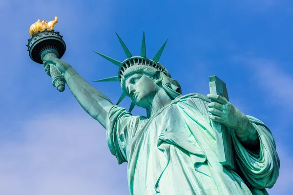 Standbeeld van Liberty New York Amerikaans symbool Verenigde Staten — Stockfoto