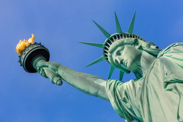 Liberty standbeeld New York Amerikaans symbool Verenigde Staten — Stockfoto