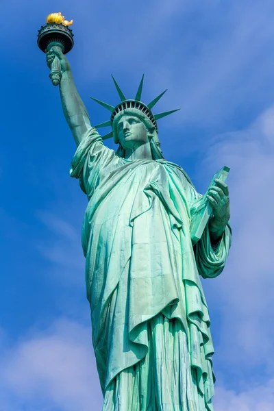 Standbeeld van Liberty New York Amerikaans symbool Verenigde Staten — Stockfoto