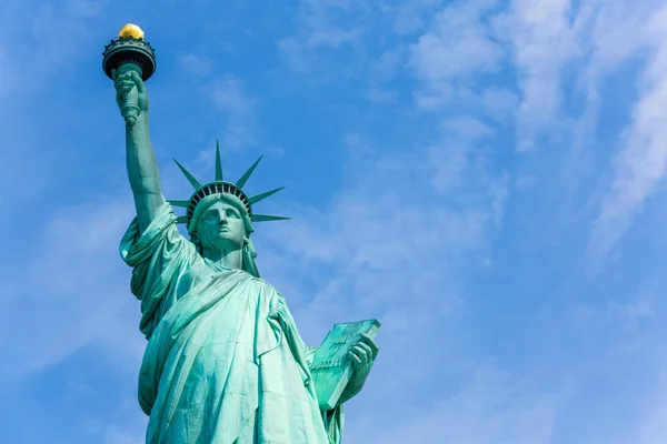 Standbeeld van Liberty New York Amerikaans symbool Verenigde Staten — Stockfoto