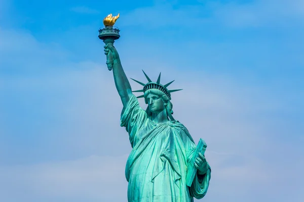 Standbeeld van Liberty New York Amerikaans symbool Verenigde Staten — Stockfoto