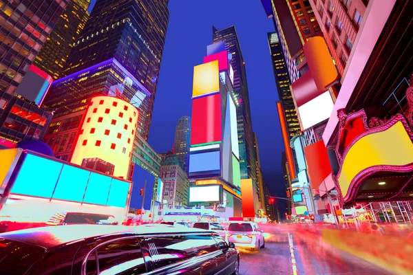 Times Square Manhattan New York anúncios apagados — Fotografia de Stock