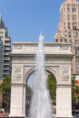 Manhattan Washington Square Park kemer Nyc bize
