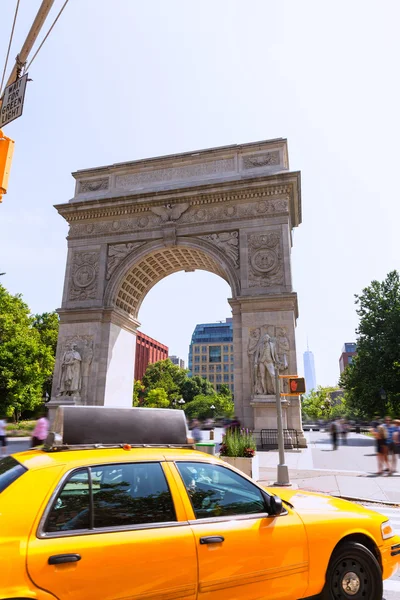 Manhattan Washington Square Park Arch Nyc ons — Stockfoto