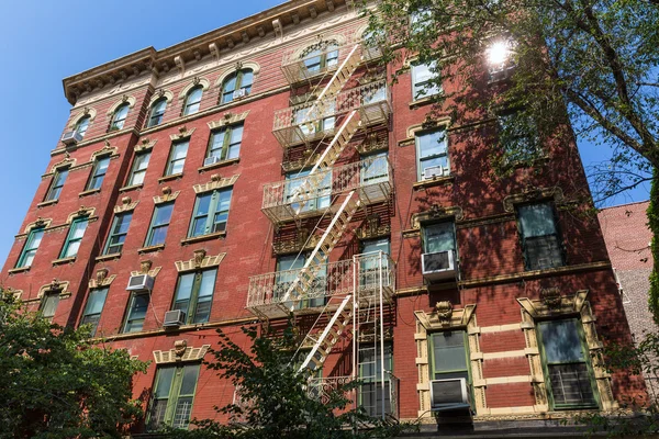 West Village em prédios de Nova York Manhattan — Fotografia de Stock