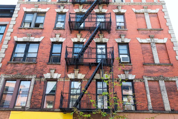 West Village em prédios de Nova York Manhattan — Fotografia de Stock