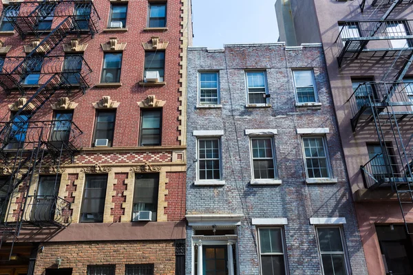 West Village in New York Manhattan buildings — Stock Photo, Image