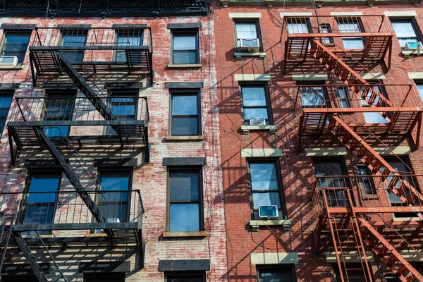 West Village em prédios de Nova York Manhattan — Fotografia de Stock