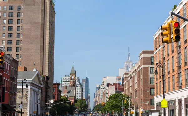 West Village i New York Manhattan byggnader — Stockfoto