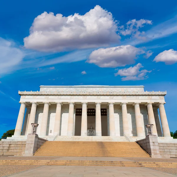 Abraham Lincoln Memorial budynku Washington Dc — Zdjęcie stockowe