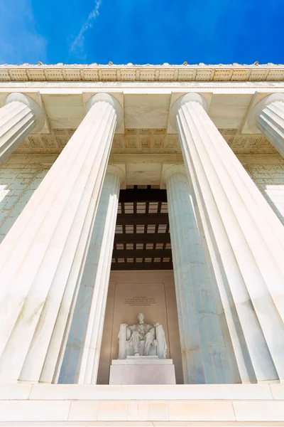 Abraham Lincoln Memorial building Washington Dc — Foto Stock