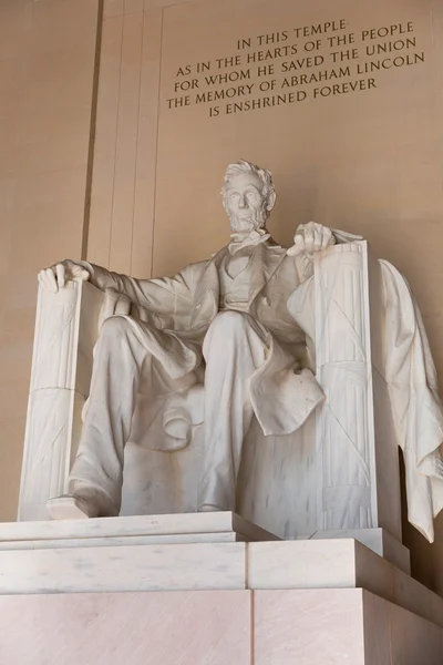 Abraham Lincoln Memorial gebouw van Washington Dc — Stockfoto