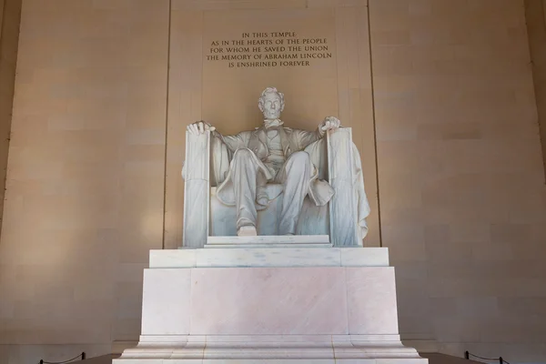 Abraham Lincoln Memorial gebouw van Washington Dc — Stockfoto