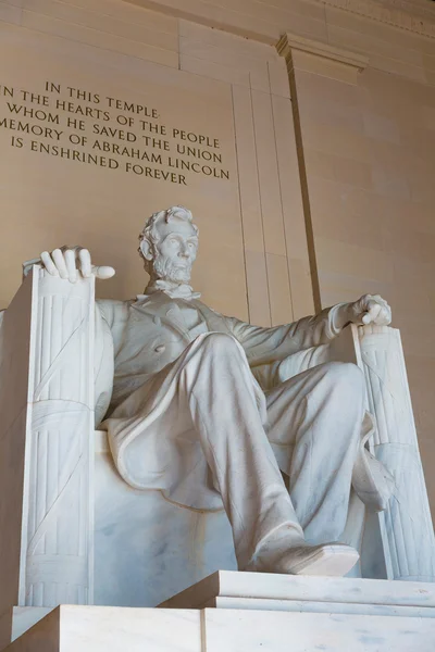 Abraham Lincoln Memorial gebouw van Washington Dc — Stockfoto