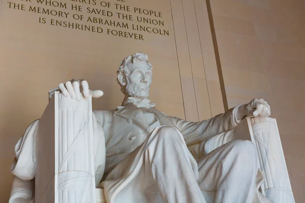 Abraham Lincoln Memorial building Washington DC — Stock Photo, Image