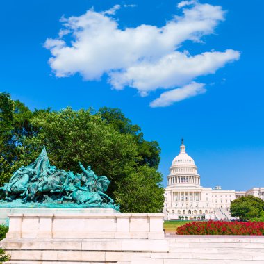 Washington Dc güneş ışığı Kongre Binası Capitol