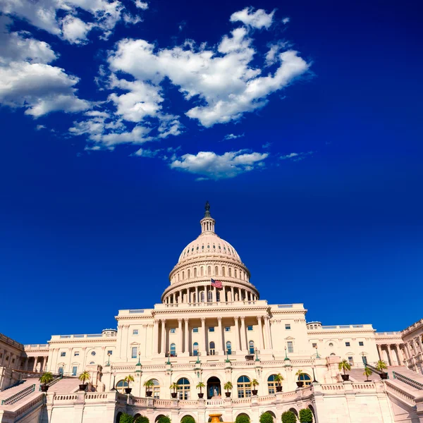 Capitole bâtiment Washington DC jour de soleil États-Unis — Photo