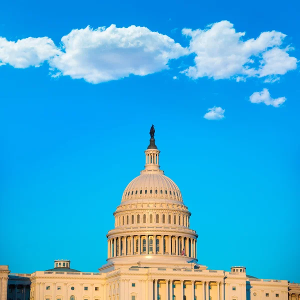 Capitol stavba kopule Washington Dc americký Kongres — Stock fotografie