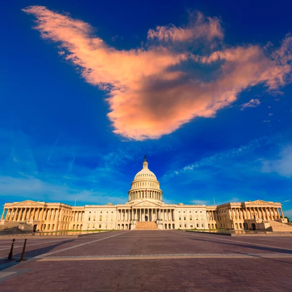 Capitol building Washington Dc östra fasaden oss — Stockfoto