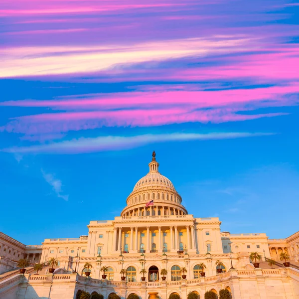 Capitólio edifício Washington DC Congresso dos EUA — Fotografia de Stock