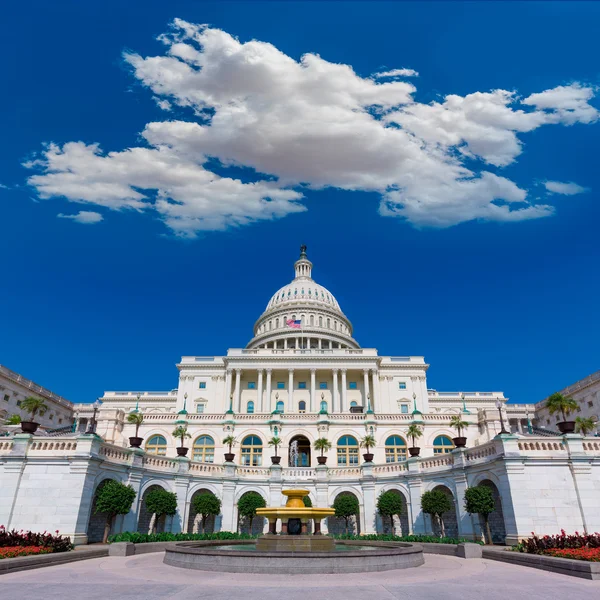 Kongres Capitol budynku Washington Dc, Stany Zjednoczone Ameryki — Zdjęcie stockowe