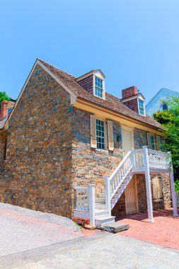 Washington'daki Georgetown eski taş ev