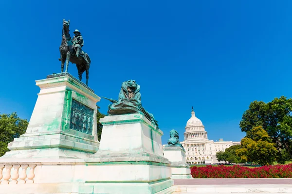Congrès Capitol building Washington DC sunlight — Photo