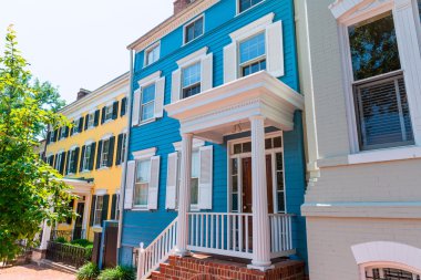 Georgetown tarihsel bölge cepheler Washington