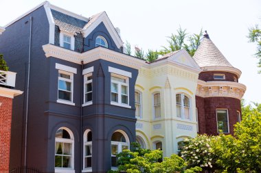 Georgetown tarihsel bölge cepheler Washington