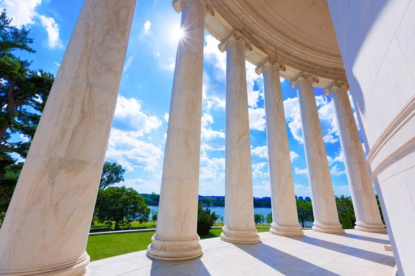 Пам'ятник Томас Джефферсон у Вашингтон Дк — стокове фото