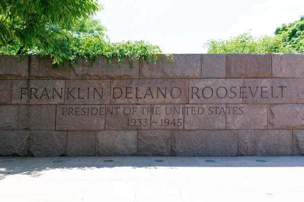 Franklin Delano Roosevelt Memorial Washington — Foto Stock