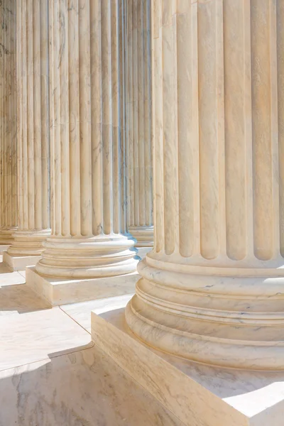 Corte Suprema de Estados Unidos columnas fila —  Fotos de Stock