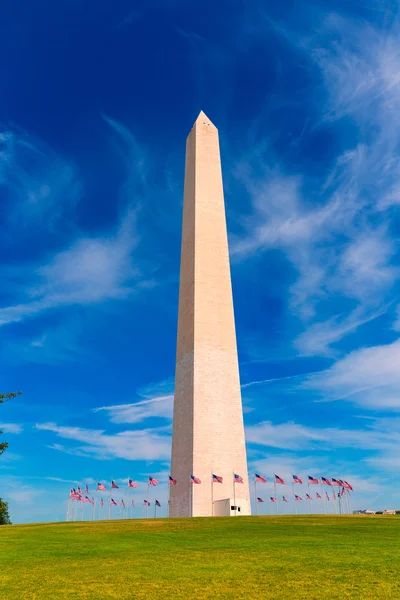 Monumento a Washington no Distrito de Columbia DC — Fotografia de Stock