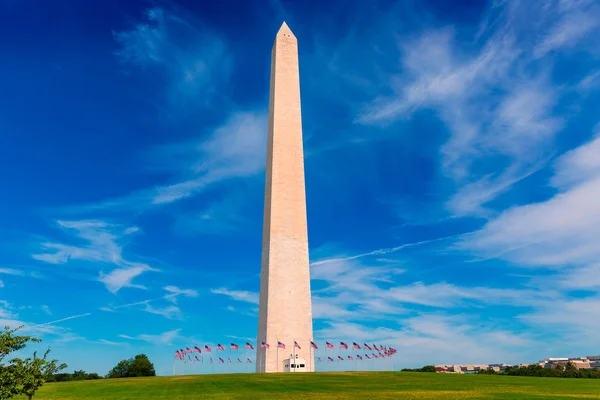 Monumento a Washington no Distrito de Columbia DC — Fotografia de Stock