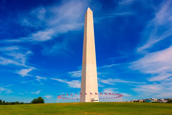 Monumento a Washington nel Distretto di Columbia DC — Foto Stock