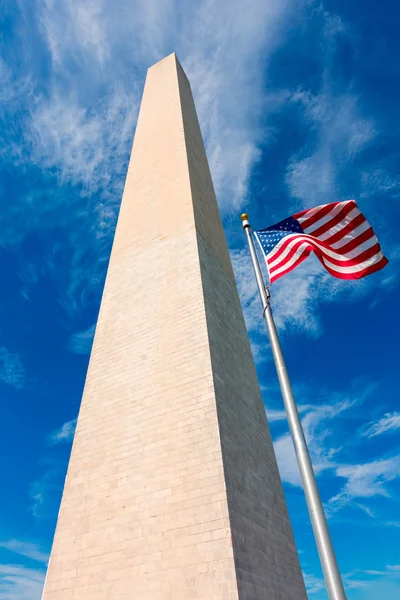 Monumento a Washington no Distrito de Columbia DC — Fotografia de Stock