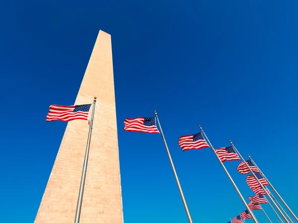 Monumento a Washington en el Distrito de Columbia DC — Foto de Stock